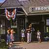 Disneyland Railroad Frontierland Station, July 1959