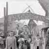 Steve Allen and family at Adventureland December 1957