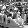 Alice in Wonderland attraction with King and Queen of Thailand, January 1960