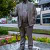 Charlie Loudermilk statue, Downtown Buckhead, Georgia, October 2023