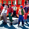 Disney California Adventure Red Car News Boys July 2012