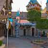 Disneyland  Sleeping Beauty Castle courtyard, October 2006