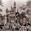 Sleeping Beauty Castle on Opening Day at Disneyland, July 17, 1955