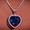 J. Peterman Heart of the Ocean necklace replica, Los Angeles, December 2023