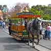 Horse-Drawn Street Car, Disneyland Central Plaza, May 2006