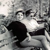 Romy Schneider and her mother Magda at Disneyland, 1958