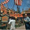 Disneyland Chicken of the Sea Pirate Ship photo, 1958