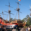 Disneyland Chicken of the Sea Pirate Ship Restaurant March 1975