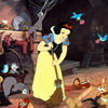 Snow White and Animals at the Cottage of the Dwarves