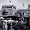 Main Street Train Station opening day, July 17, 1955
