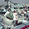 Disneyland Fantasyland Dumbo attraction 1950's
