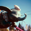Dumbo Flying Elephants photo, August 1986