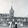 Disneyland entrance April 1957