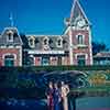 Disneyland entrance area, December 1976 photo