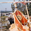 Chicken of the Sea Pirate Ship and backstage view 1950s