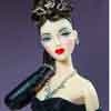 Jamieshow Gene Marshall Hollywood Canteen doll wearing Black Lipstick