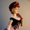 Photo of Madra Lord vinyl doll wearing Scorned Woman outfit