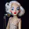 Joshua David McKenney's custom Pidgin doll inspired by Marilyn Monroe