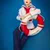 Gene Marshall wearing Sandra Stillwell Convention Outfit, Sailor by Adrian photo