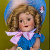 Shirley Temple Danbury Mint Little Colonel porcelain doll photo