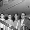 Steve Allen and sons at the Golden Horseshoe Saloon April 1957
