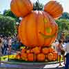 Disneyland Halloween, Mickey Mouse pumpkin, Town Square, September 2009