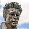 James Dean bust by Kenneth Kendall, Griffith Observatory, May 2009