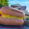 Tail O' the Pup hot dog stand, Santa Monica Boulevard, December 2022