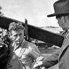 James Dean and Raymond Massey in East of Eden, 1955 photo