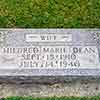 Mildred Marie Dean burial, Marion, Indiana, June 1994