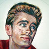 Kenneth Kendall painting of James Dean
