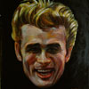Photo of James Dean painting by Kenneth Kendall, February 2006
