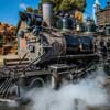 Knotts Berry Farm Ghost Town Train October 2014