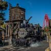 Knotts Berry Farm Ghost Town Train October 2014