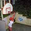 Playing basketball, UCLA, Summer 1986