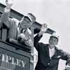 Disneyland opening day photo with Walt on the E.P. Ripley, July 17, 1955