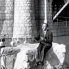 Disneyland opening day July 17, 1955 with Walt dedicating Fantasyland
