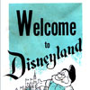 Disneyland 1955 Park Map