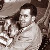 Richard Nixon Family at Disneyland on Mr. Toad's Wild Ride