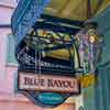 Blue Bayou sign in New Orleans Square, June 2005
