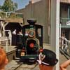 Rainbow Caverns Mine Train attraction at Disneyland 1950s