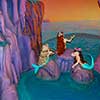 Disneyland Peter Pan's Flight mermaids, October 2006
