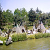 Disneyland Rivers of America Indian Settlement, August 1959