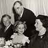 Fred Stone, Shirley Temple, Irvin Cobb, and Gertrude Temple at Will Rogers Plaque Dedication, November 14, 1935