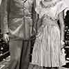 Shirley Temple and Rear Admiral Howard L. Vickery at California Shipbuilding Corporation, June 1943