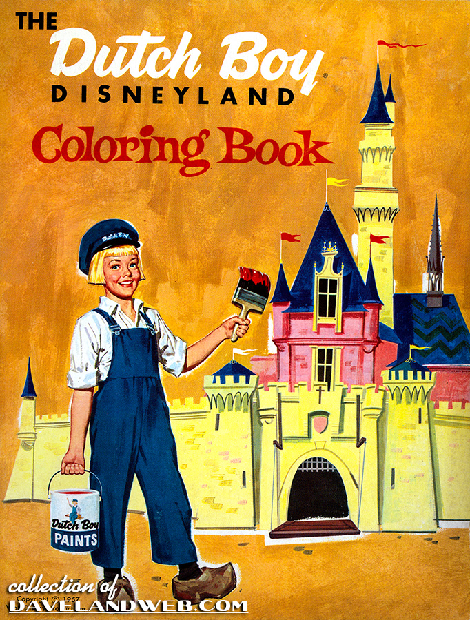 Dutch Boy Paint Disneyland Coloring Book