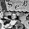 Disneyland Sleeping Beauty Castle Diorama Christening with Shirley Temple Black, April 19, 1957