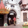 Disneyland Sleeping Beauty Castle Diorama entrance marquee, 1970s
