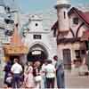 Disneyland Sleeping Beauty Castle Diorama entrance marquee, July 1959
