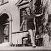 Alice Faye rollerskating, 1936 photo